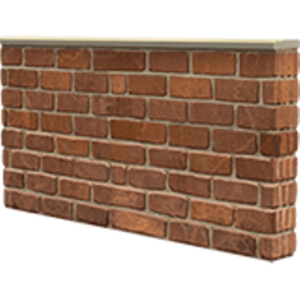 brick wall transparent